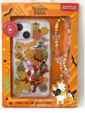 Disney BOO TO POOH IPHONE 16 PRO MAX CASE W JEWELED STRAP! New